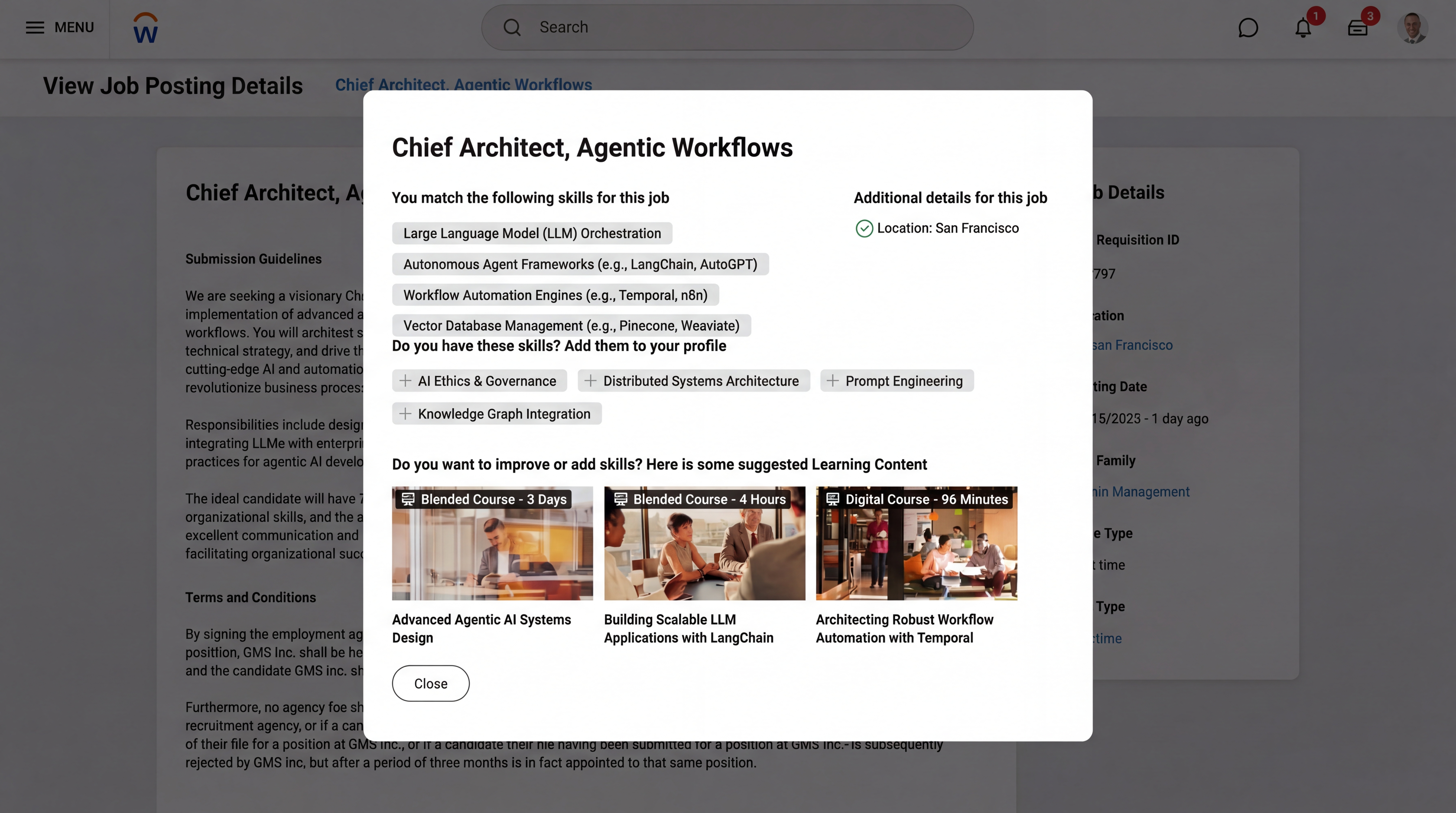 Workday integration with Cobrainer